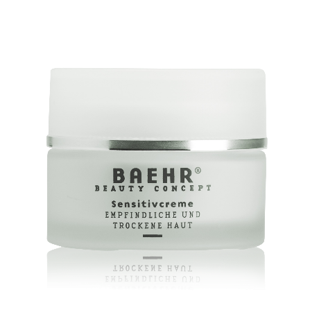 Tiegel der BAEHR Sensitivcreme für empfindliche und trockene Haut