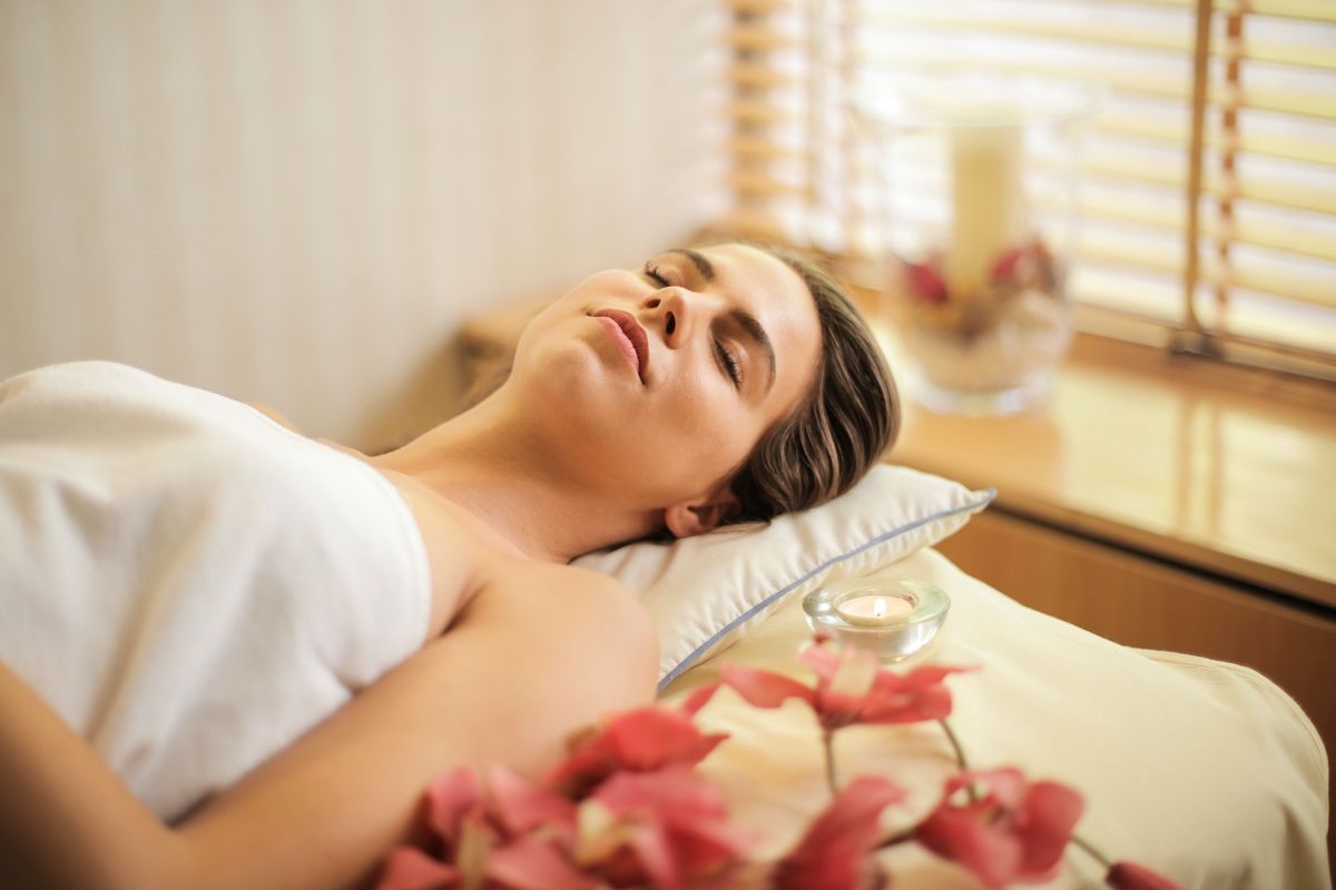 Entspannende Wellnessmassage